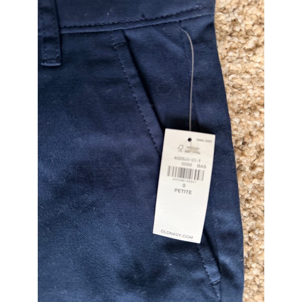 0 Petite Newer Tag Old Navy Petite Pants Navy Blue - Picture 5 of 6